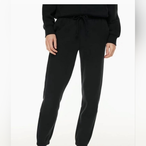 TNA Black cotton cozy sweatpants. Sz Small Womans - Picture 1 of 7